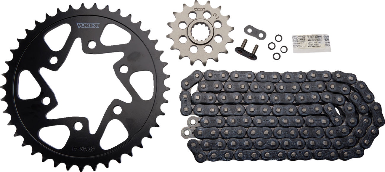 Vortex Chain And Sprocket Kit - HFRS - Black - Kawasaki Ninja ZX-10R/RR