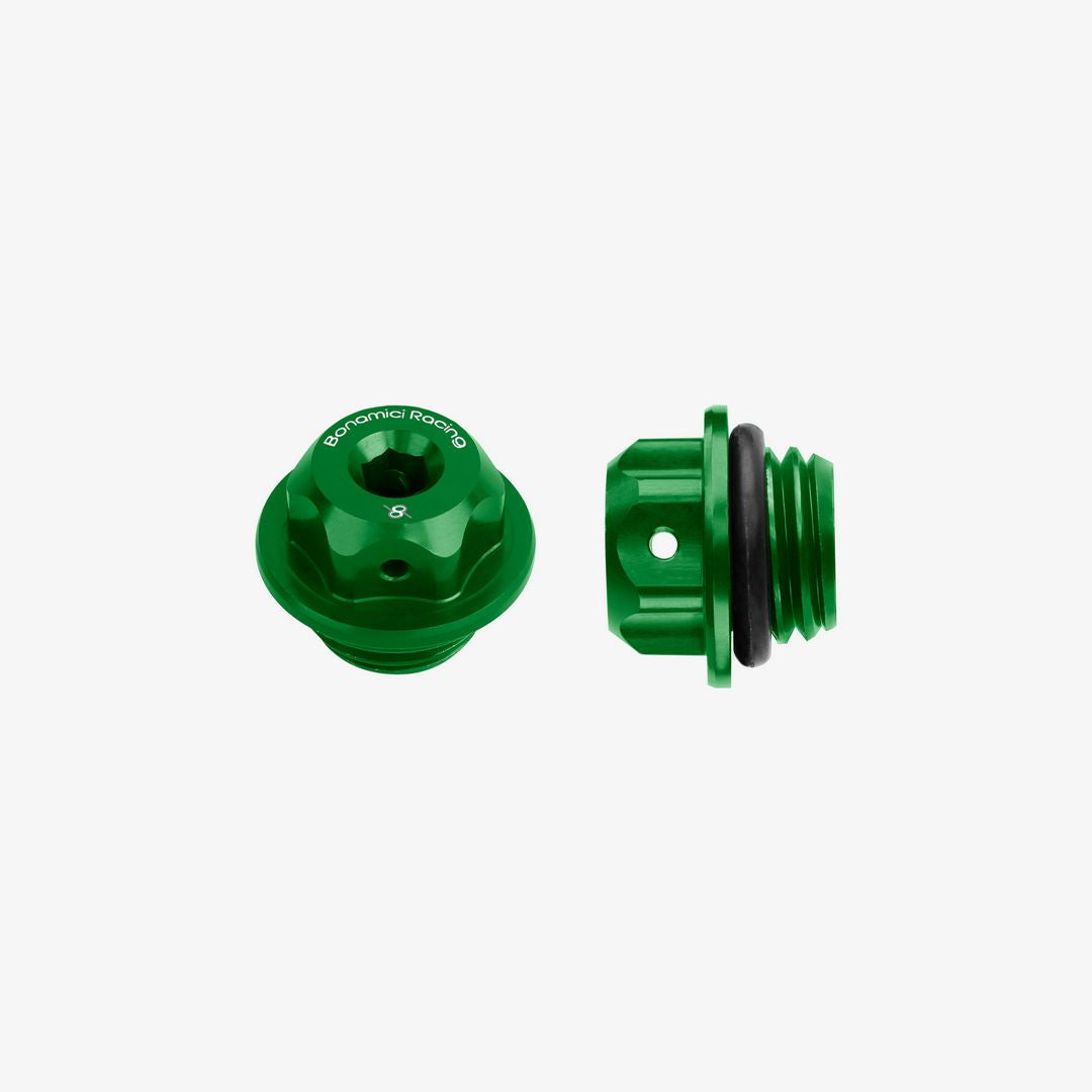 Bonamici Racing Oil Cap - M19,5x2,5 - Green