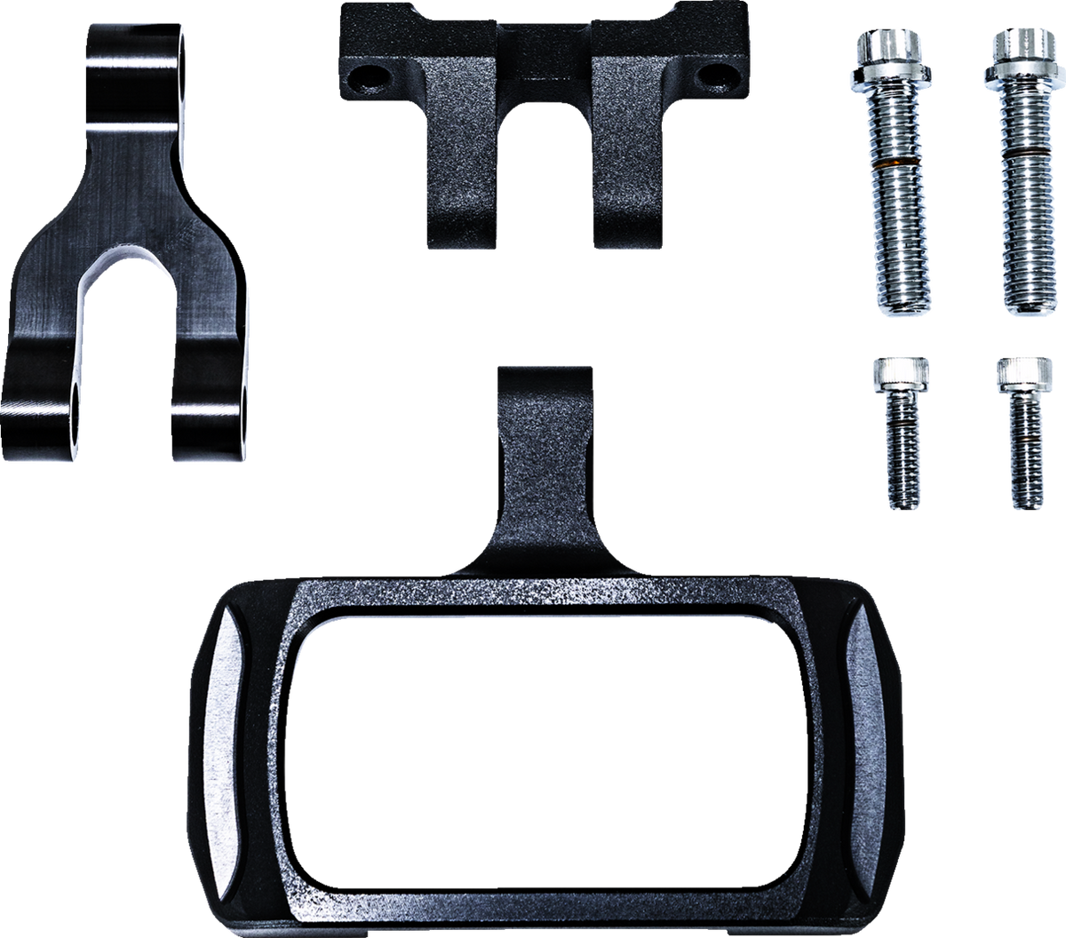 Performance Machine (PM) Gauge Relocation Kit - Black Ops® - Softail