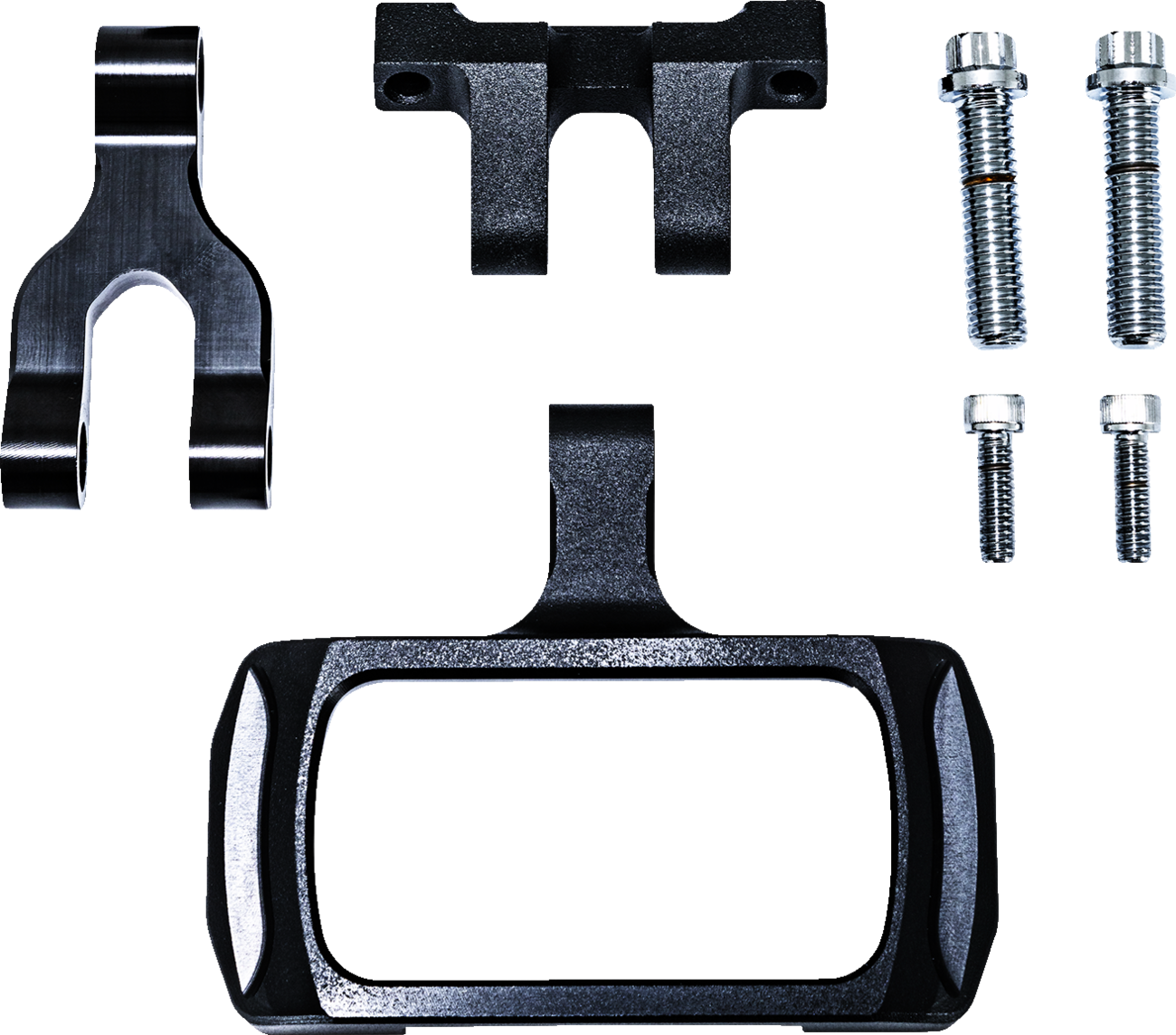 Performance Machine (PM) Gauge Relocation Kit - Black Ops® - Softail
