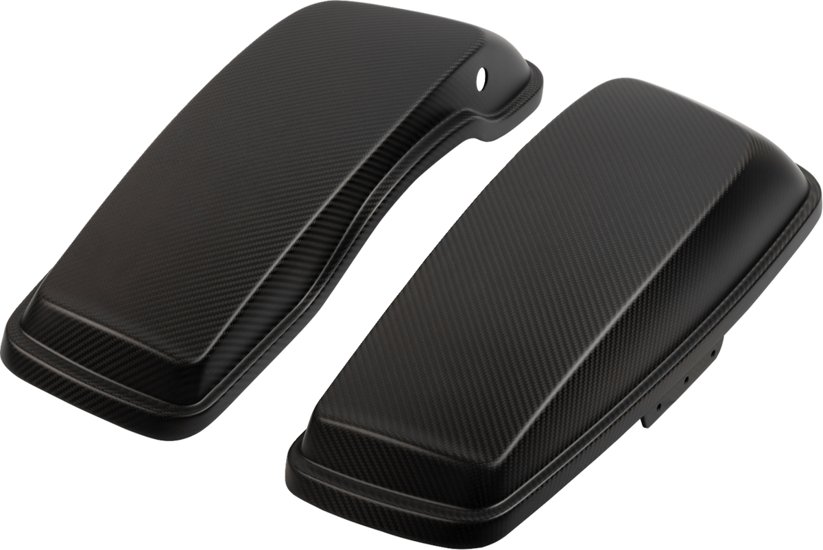 Slyfox Saddlebag Lids - Carbon Matte - FL '14-'23