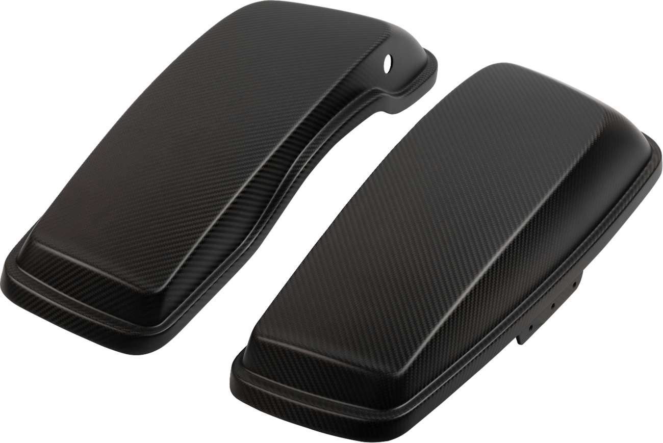 Slyfox Saddlebag Lids - Carbon Matte - FL '14-'23