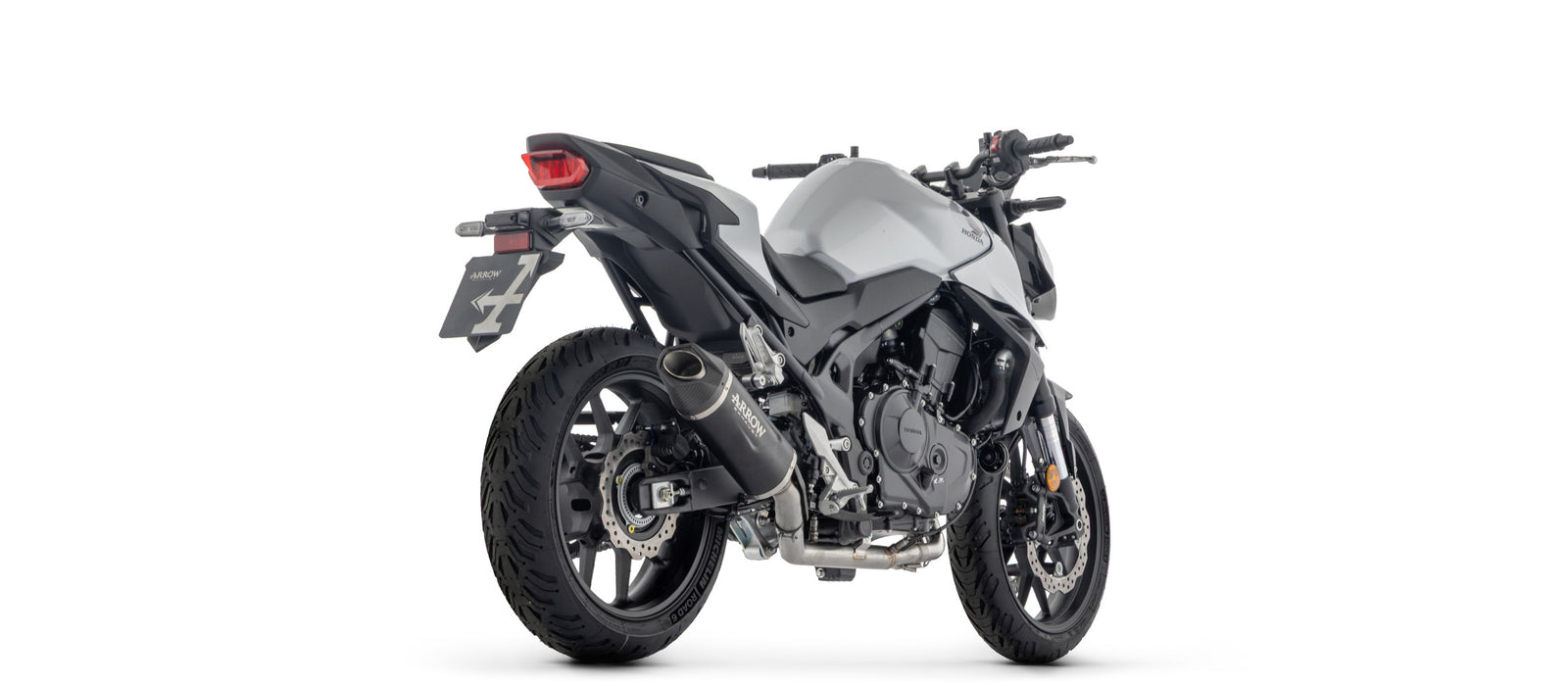 Arrow 71962AKN Indy Race Evo Aluminium Dark Slip On With Carbon End Cap