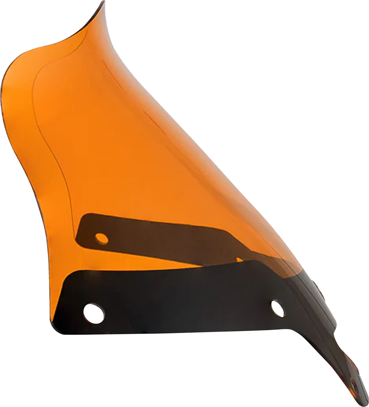 Klock Werks Kolor Flare® Windshield - 8" - Orange - '22-'25 FXLRST