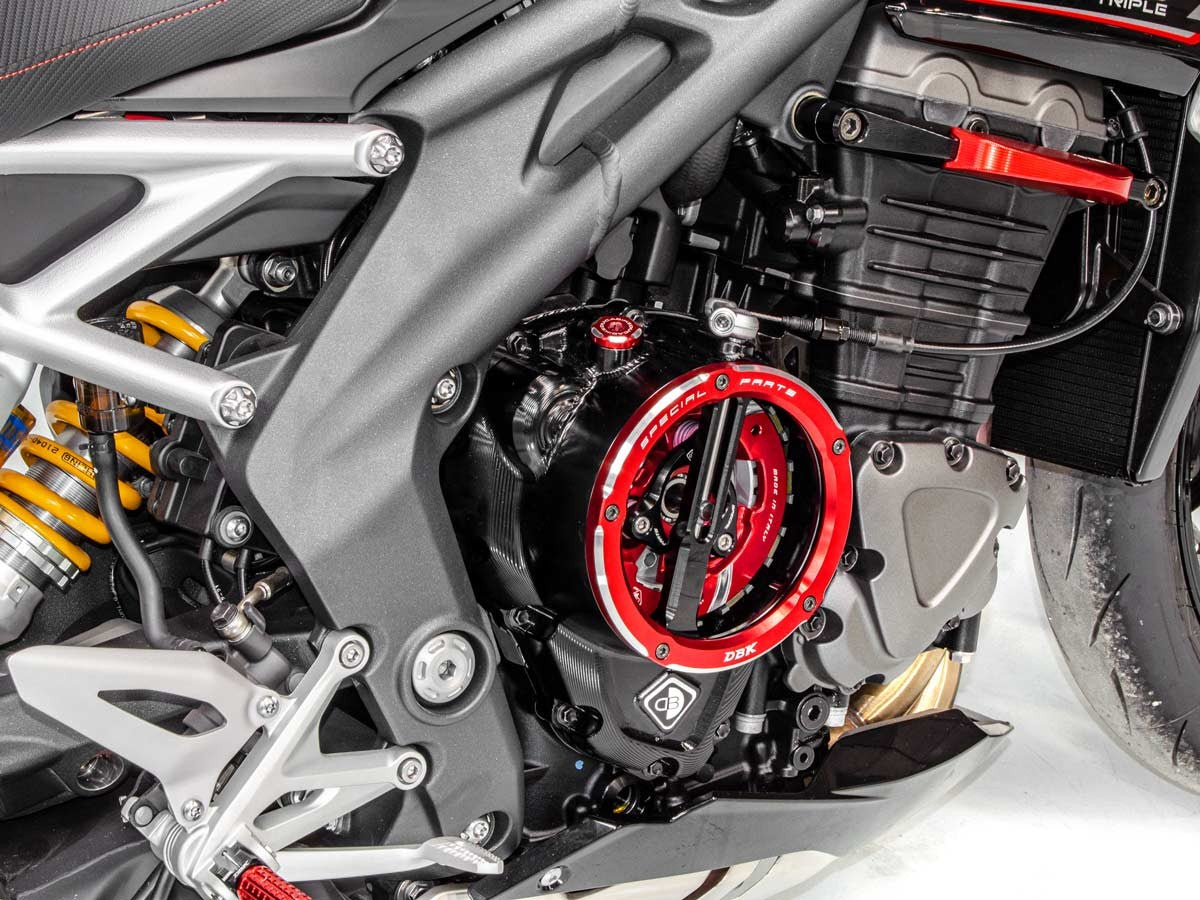 CCDV16 - TRIUMPH CLEAR CLUTCH COVER OIL BATH 3D-EVO