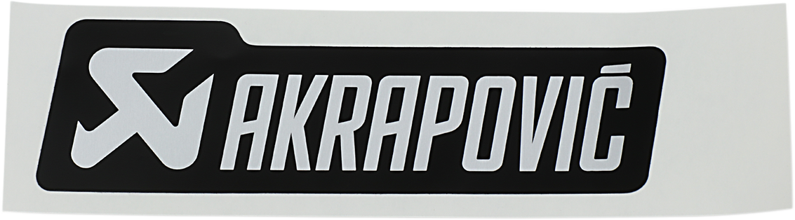 Akrapovic General Replacement Sticker