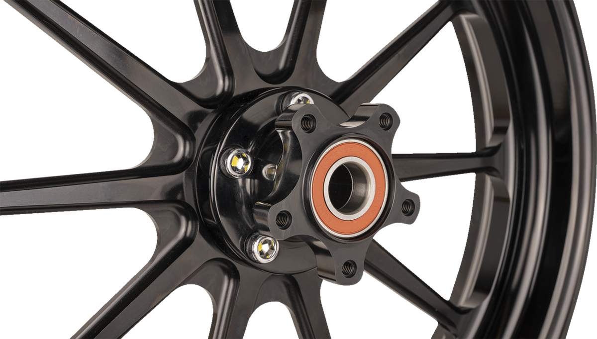 Slyfox Wheel - Track Pro - Front - Dual Disc/With ABS - Black - 17x3.5