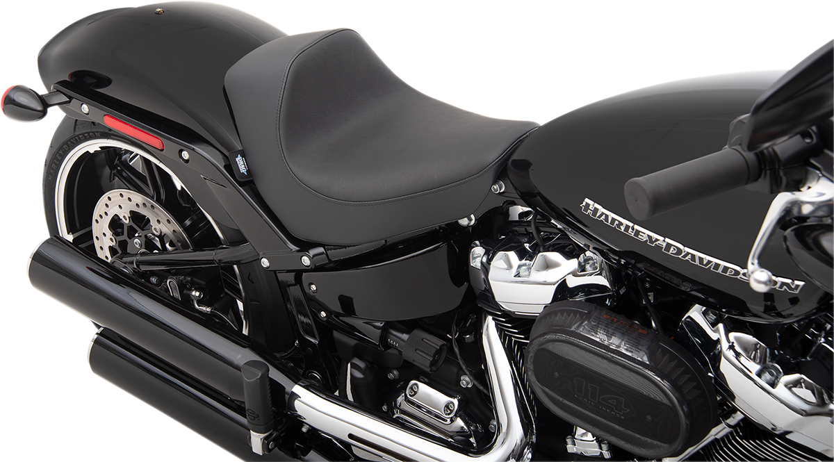 Drag Specialties Seats EZ-Solo Seat - Smooth - Vinyl - FXBR/S '18-'22