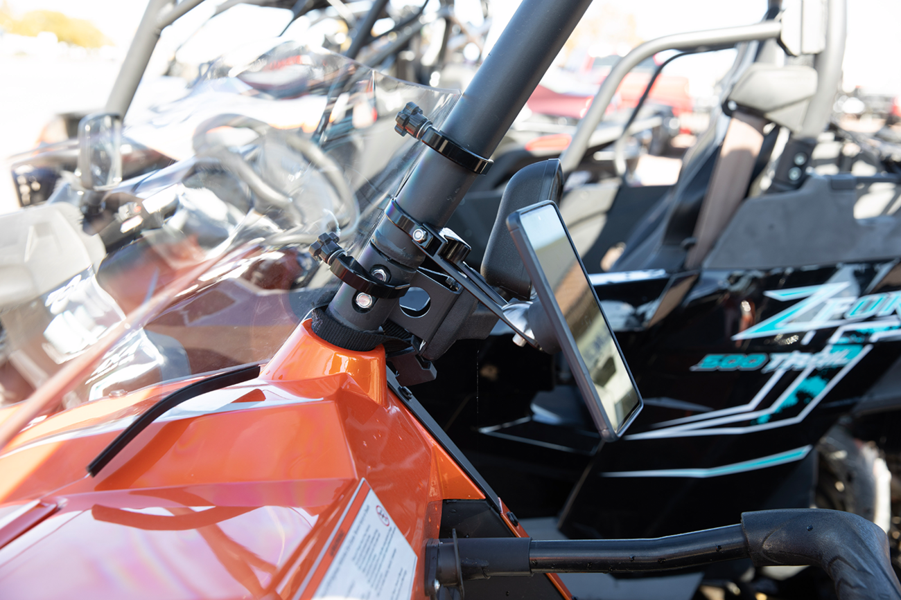 Klock Werks Roll Cage Phone Mount - Offset - 1-5/8"