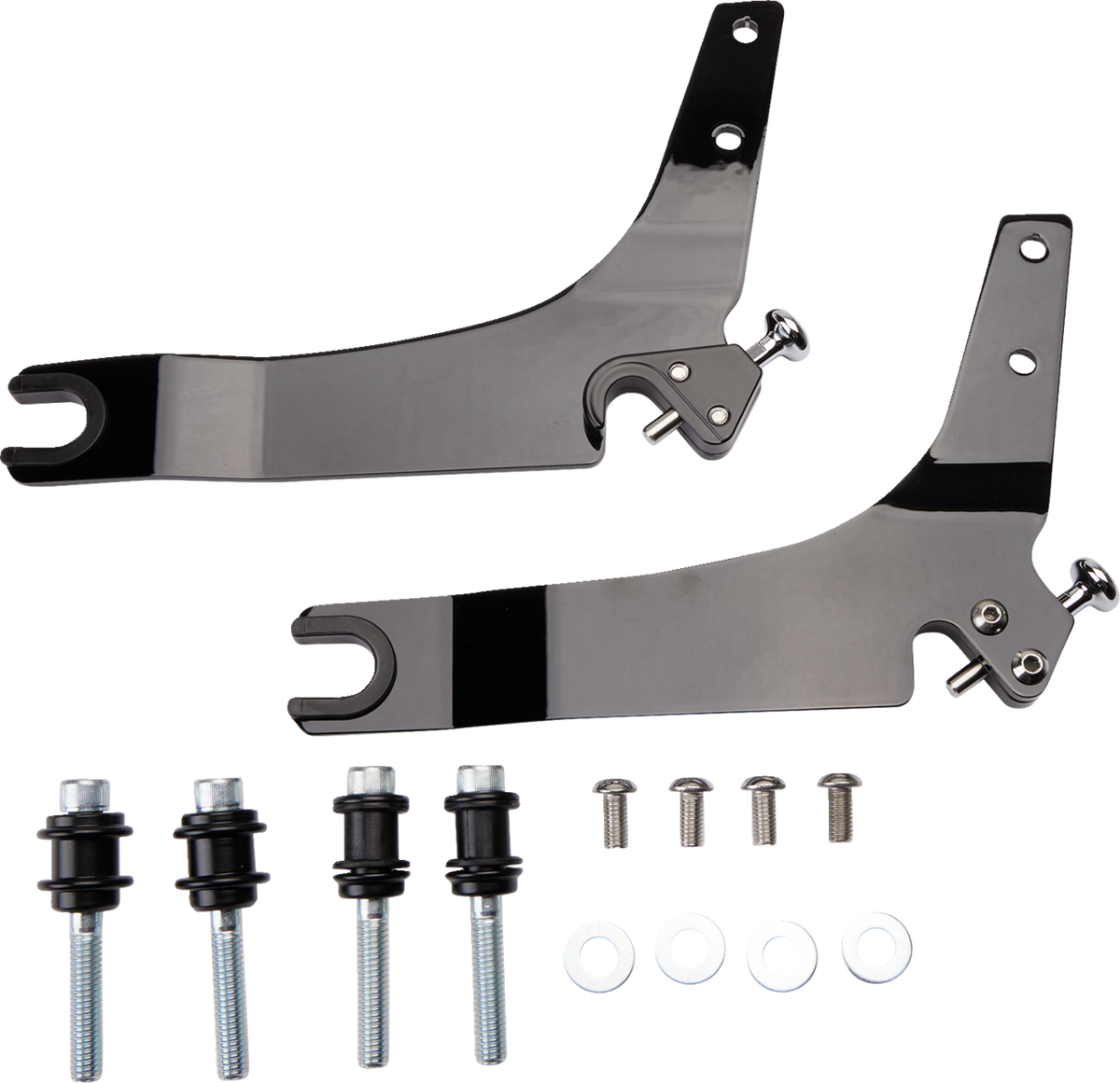 Cobra Backrest Kit - 11" - Black - FLHC/S