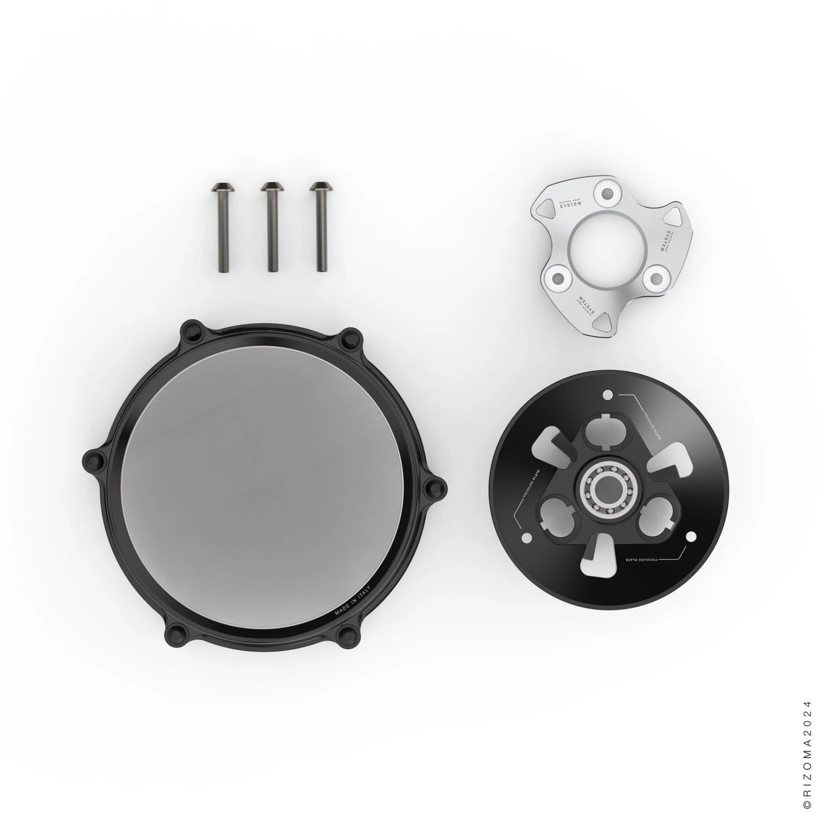 Rizoma Clear Clutch Cover Kit For Ducati Panigale V2