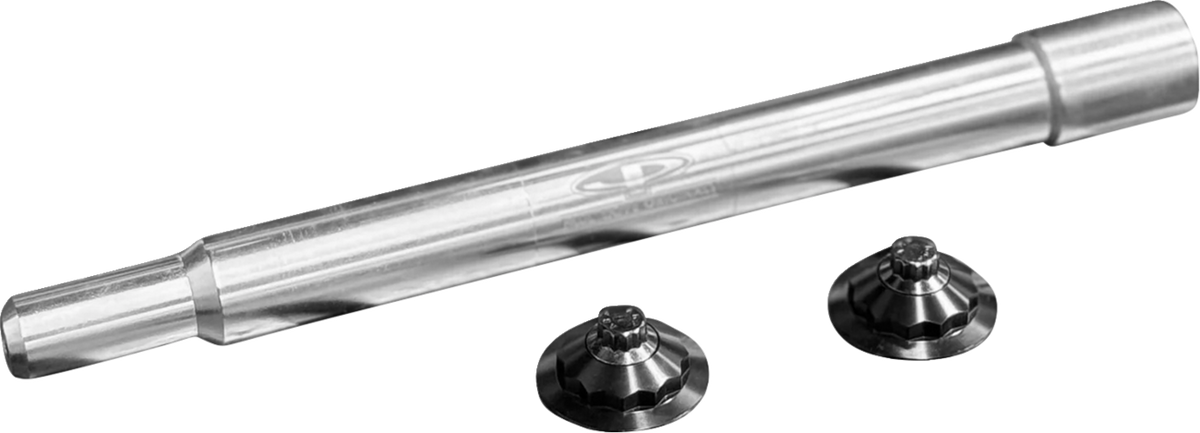 Paul Yaffe Bagger Nation Y-Axle With 12 Point Style Axle Cover Kit - Custom - Front - Black - 1"