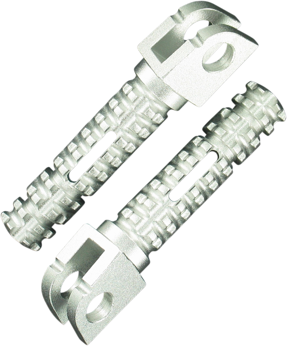 PSR Foot Pegs - Silver - Suzuki '88-'09