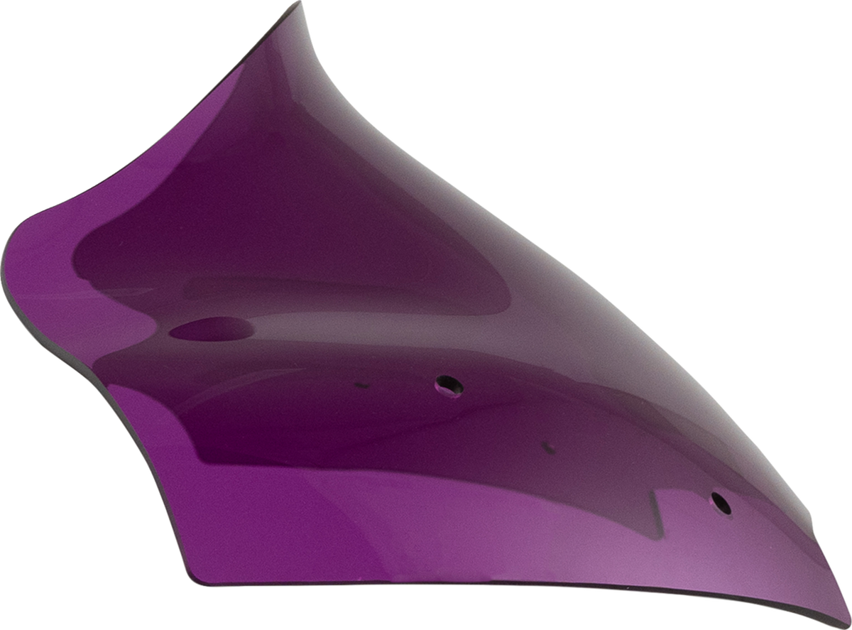 Klock Werks Kolor Flare® Windshield - 10" - Purple - '23-'25 FLTRX