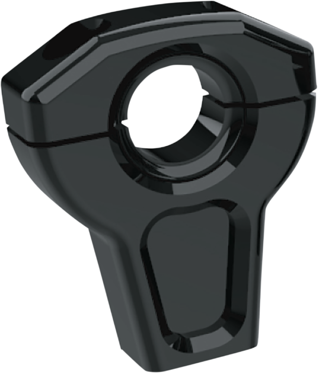Slyfox Handlebar Riser Kit - Straight - 1" Clamping - 2-1/2" Rise - Black