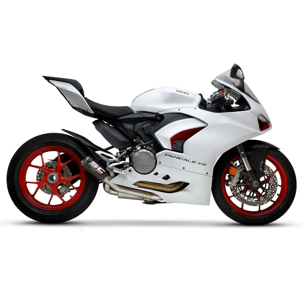 SC Project CRT Carbon Slip On Exhaust for Panigale V2