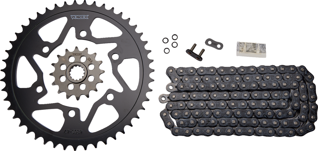 Vortex Chain And Sprocket Kit - HFRS - Black - Suzuki GSX-R750