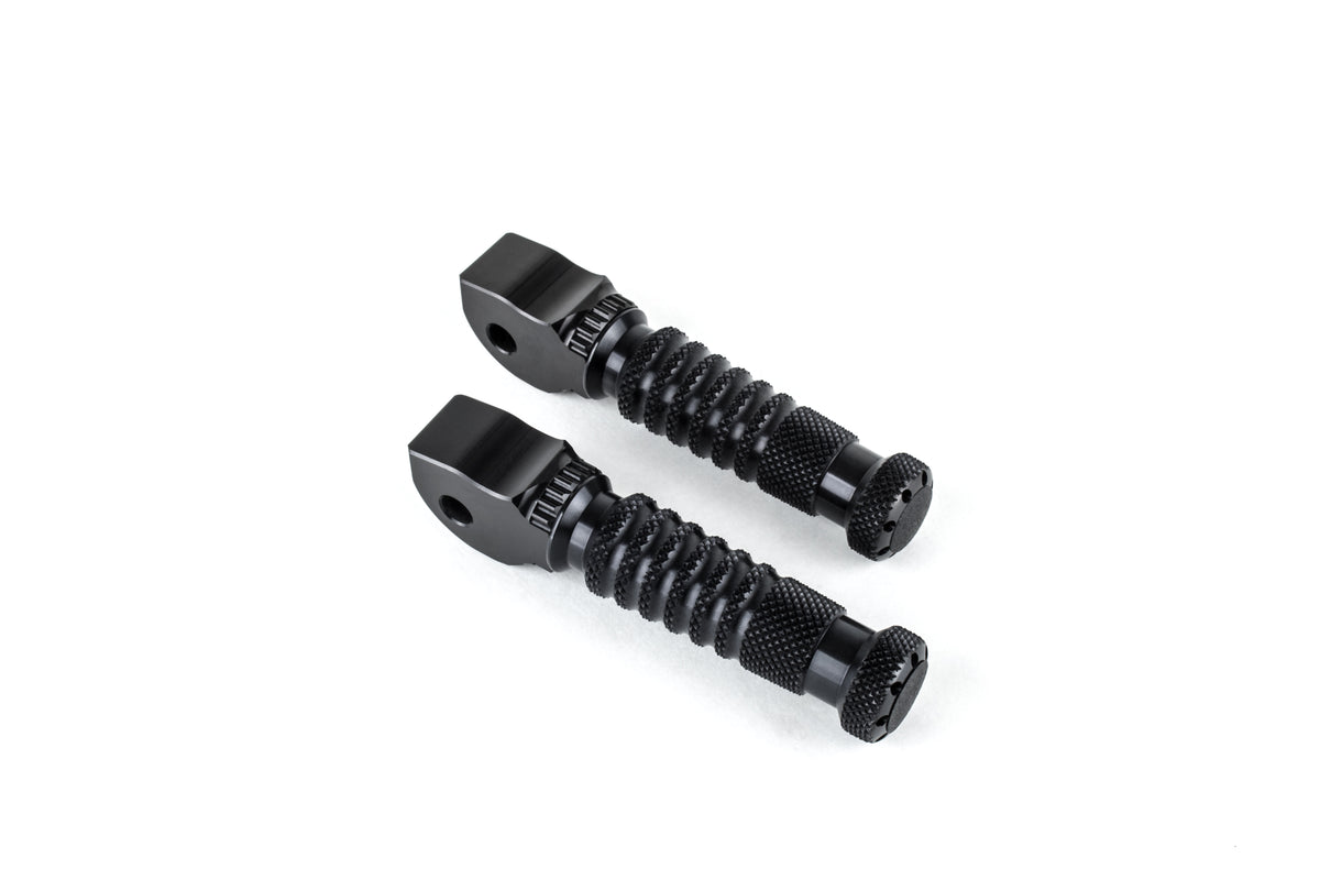 Gilles Tooling Replacement Footrests Sport, Pillion, Black