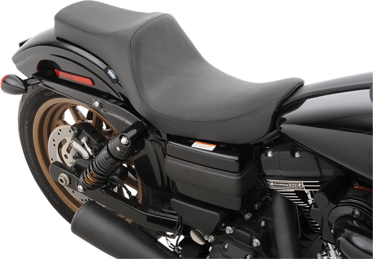 Drag Specialties Seats Predator III Seat - Smooth - Black - FXD/FLD '06-'17