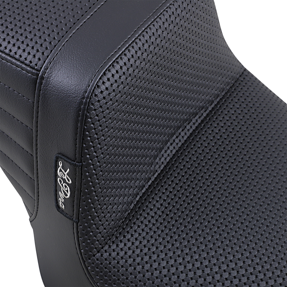 Le Pera Tailwhip Seat - Basketweave - Black - XL '10-'22