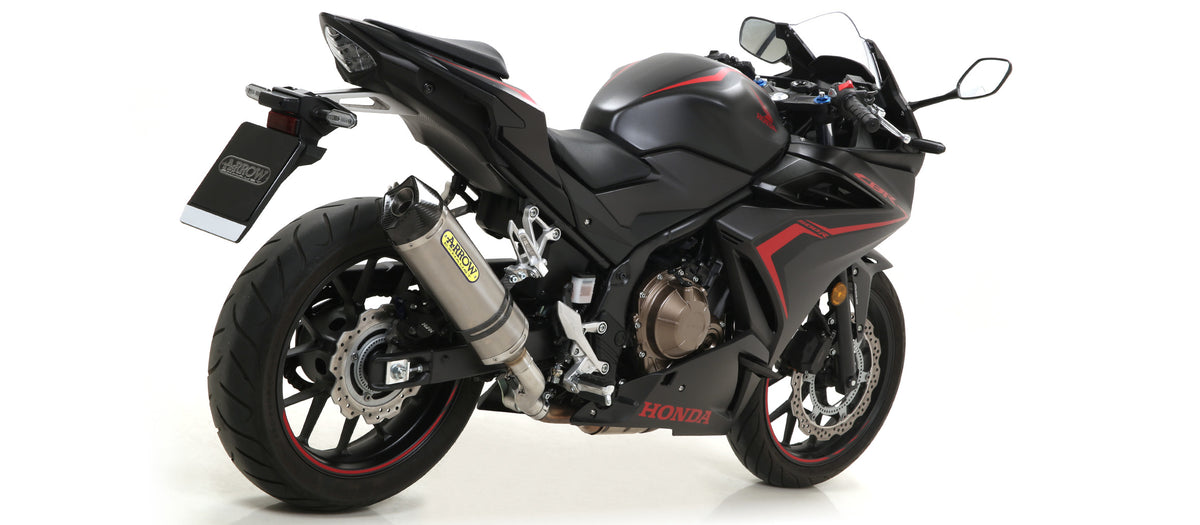 Arrow 71901PK Race-Tech Titanium Slip On With Carbon End Cap