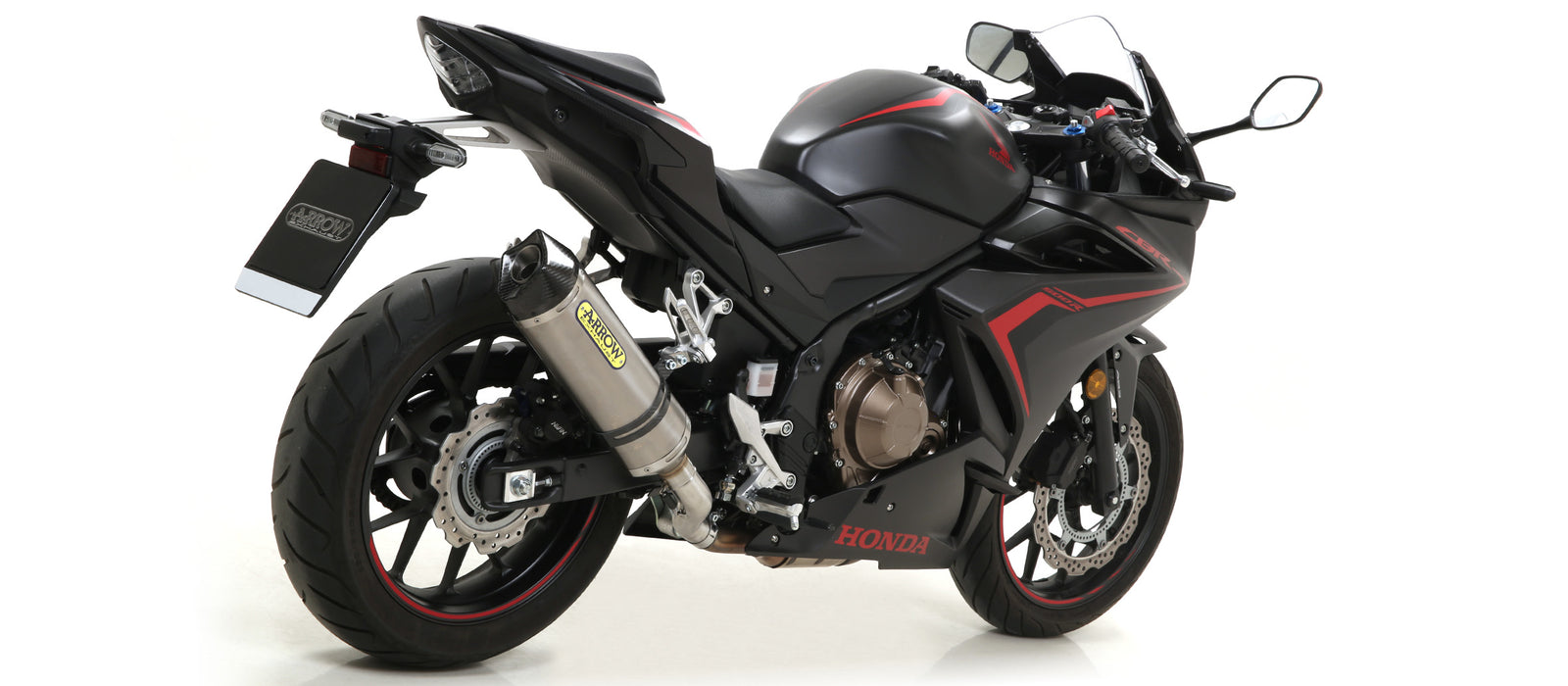 Arrow 71901PK Race-Tech Titanium Slip On With Carbon End Cap