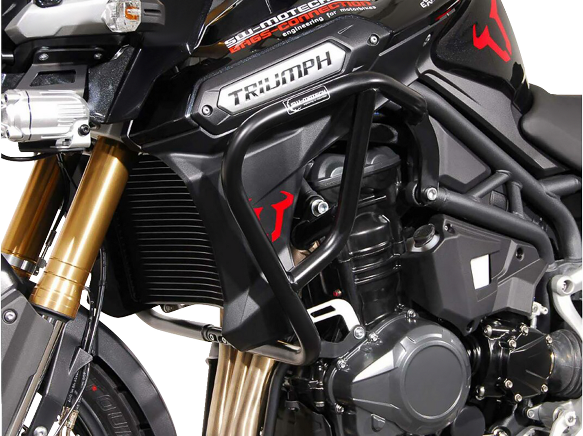 SW-Motech Crash Bar - Left/Right - Black - Triumph - Tiger 1200 Explorer/Xc