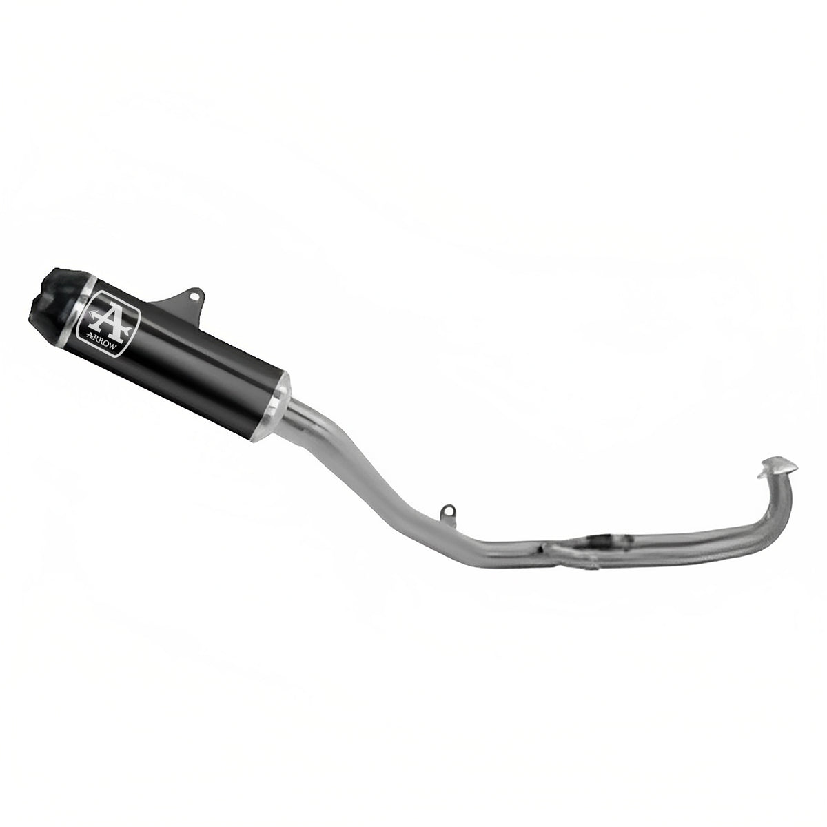 73521PKNW Full System With Indy Race Titanium Dark Slip Ons