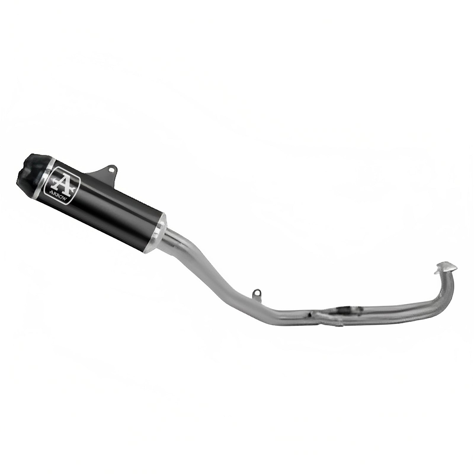 73521PKNW Full System With Indy Race Titanium Dark Slip Ons