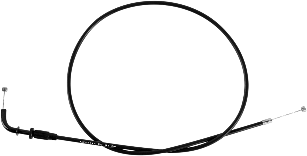Motion Pro Black Vinyl Throttle Cable - Pull - '81-'85 Kawasaki KZ/ZN