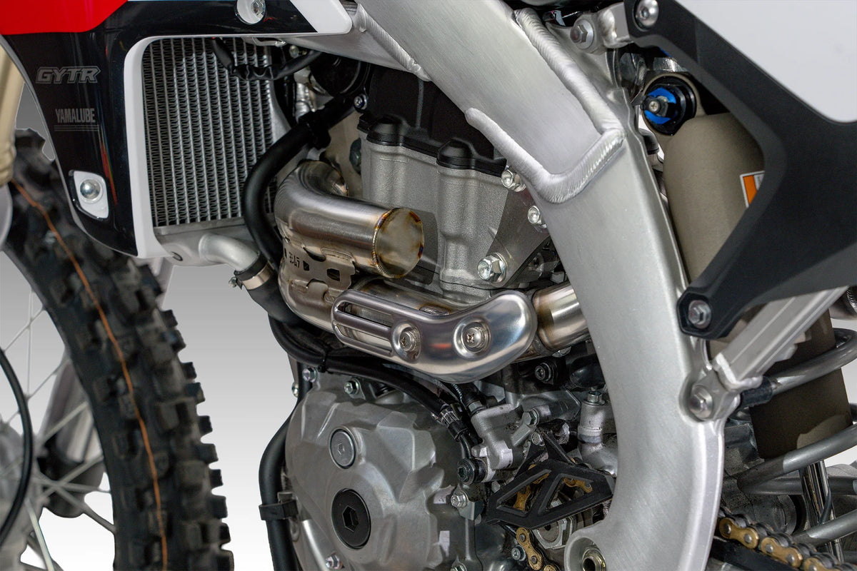 Yoshimura YZ450F 2026 RS-12 Stainless Titanium Full Exhaust, W/ Aluminum Muffler