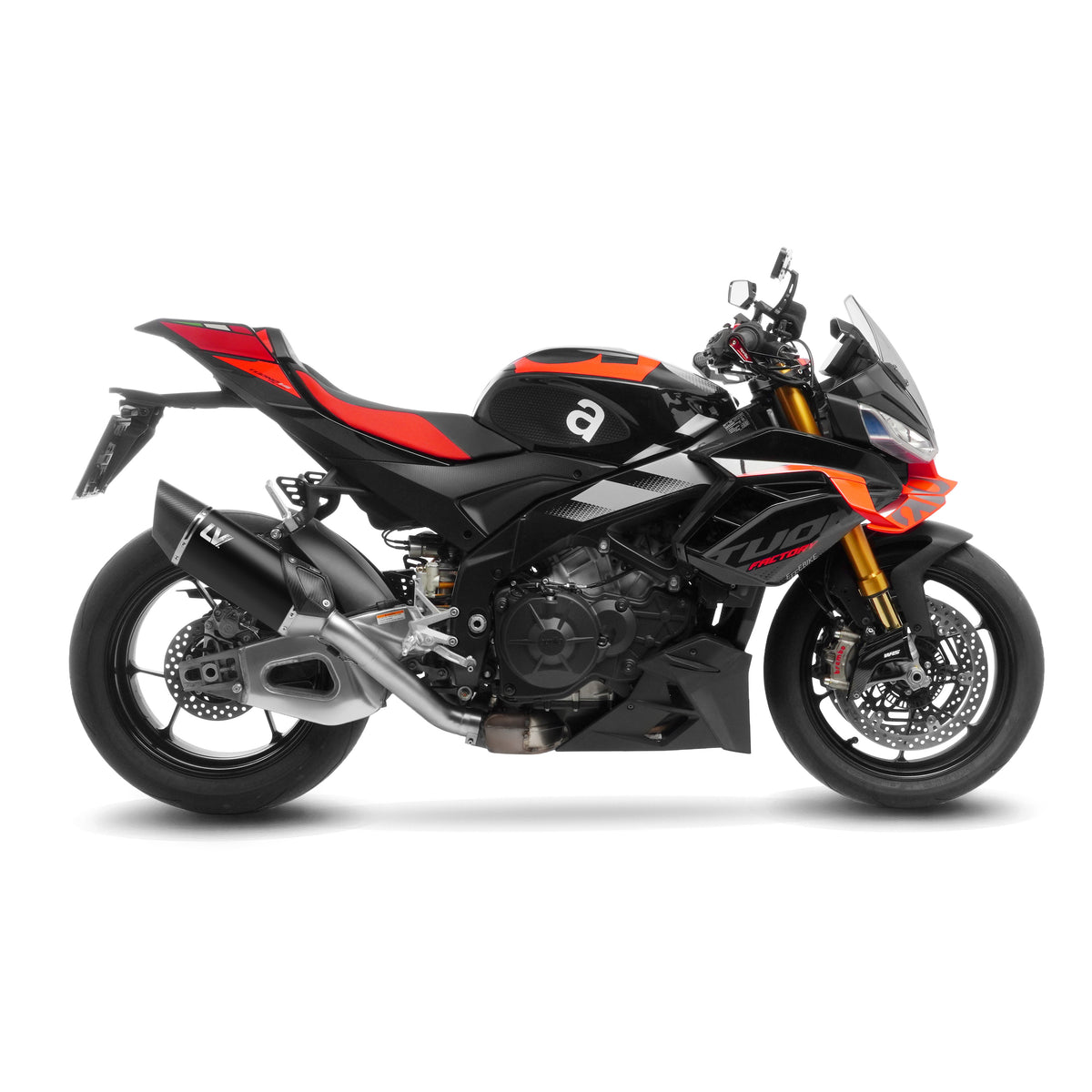 LeoVince Lv-14 R Black Edition (15642BU) - for APRILIA | TUONO V4 1100/FACTORY | 2021 - 2024; APRILIA | TUONO V4 1100/FACTORY | 2025 - 2026; APRILIA | TUONO V4 1100/FACTORY/RR | 2019 - 2020 - image 1 of 5