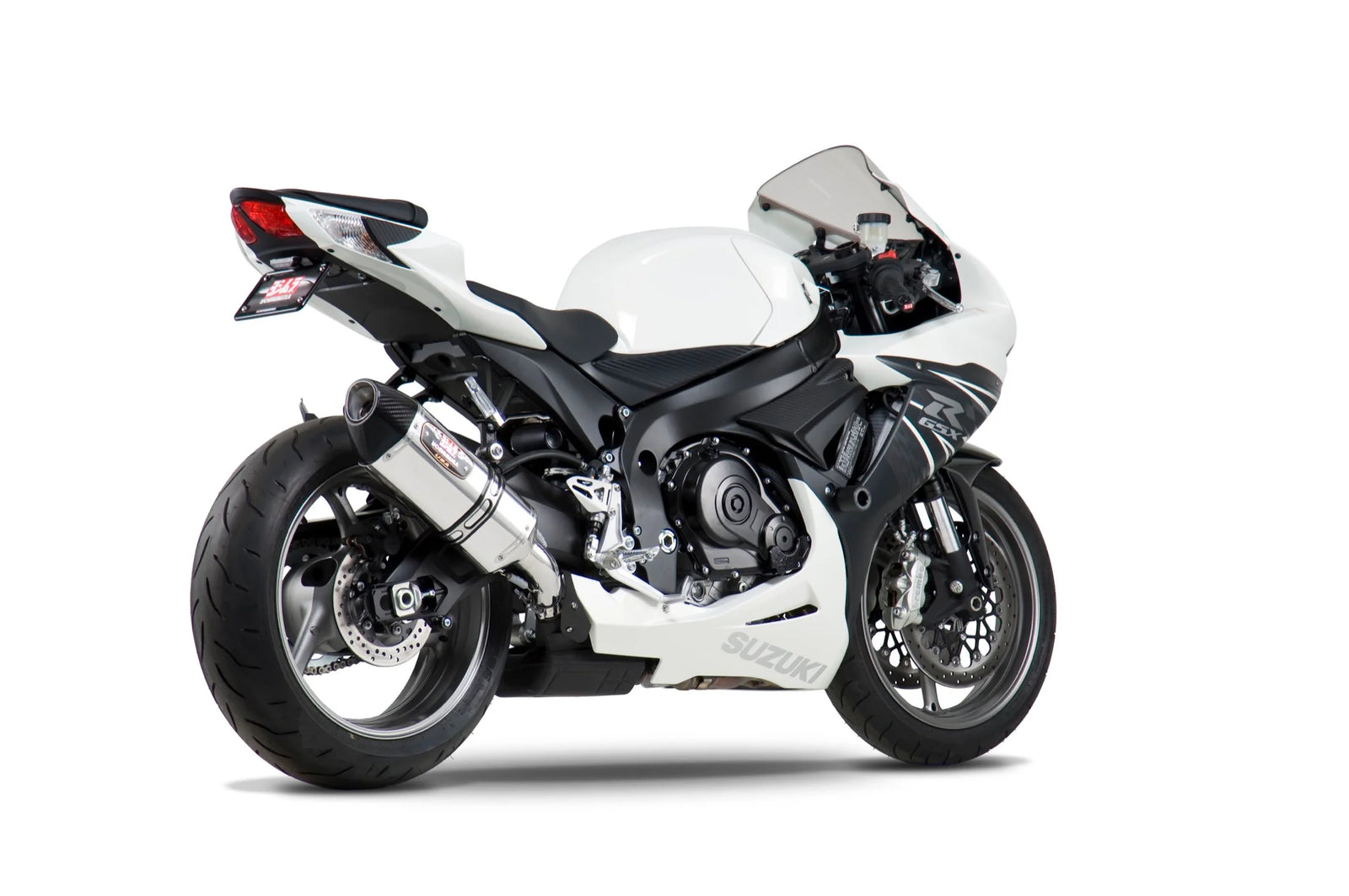 Yoshimura GSX-R600/750 11-26 R-77 Stainless Slip-On Exhaust, W/ Stainless Muffler