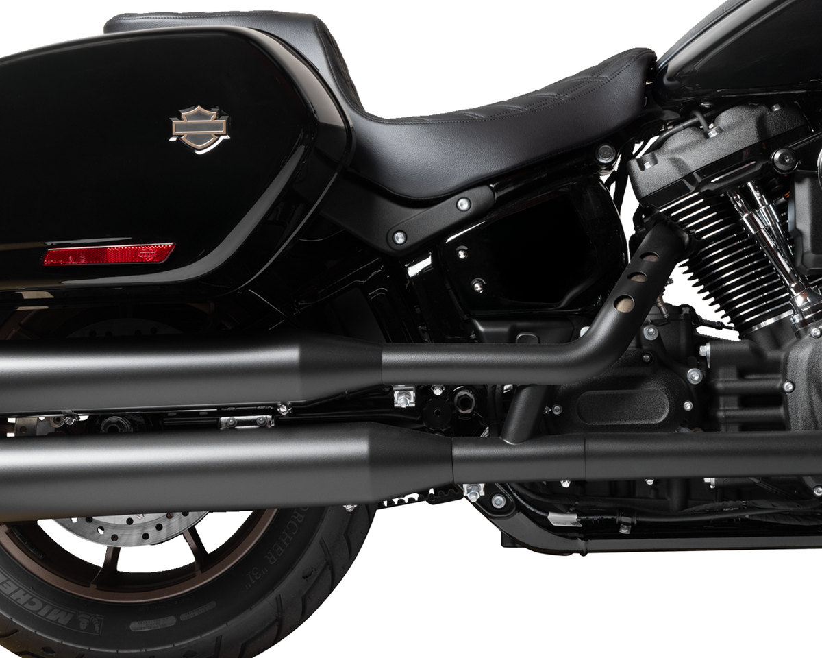 Drag Specialties Seats Predator 2-Up Seat - Vinyl - Double Diamond - Black Stitching - FLSB/FXLRS '18-'24
