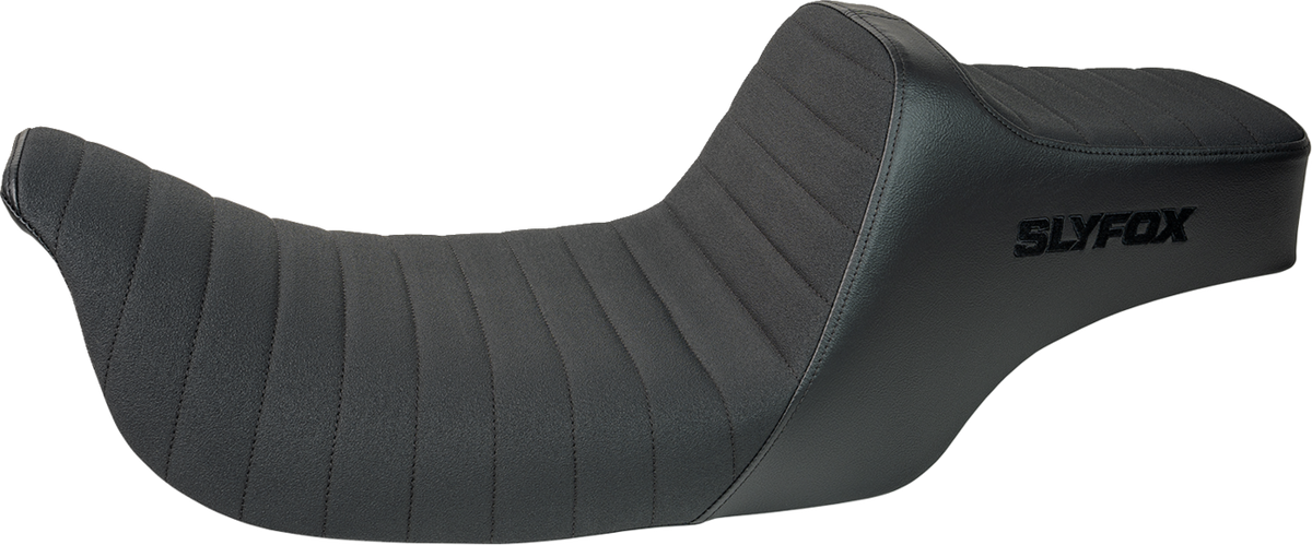 Slyfox High Noon Seat - Vinyl - Classic Stitch - Black Logo - FL '97-'07