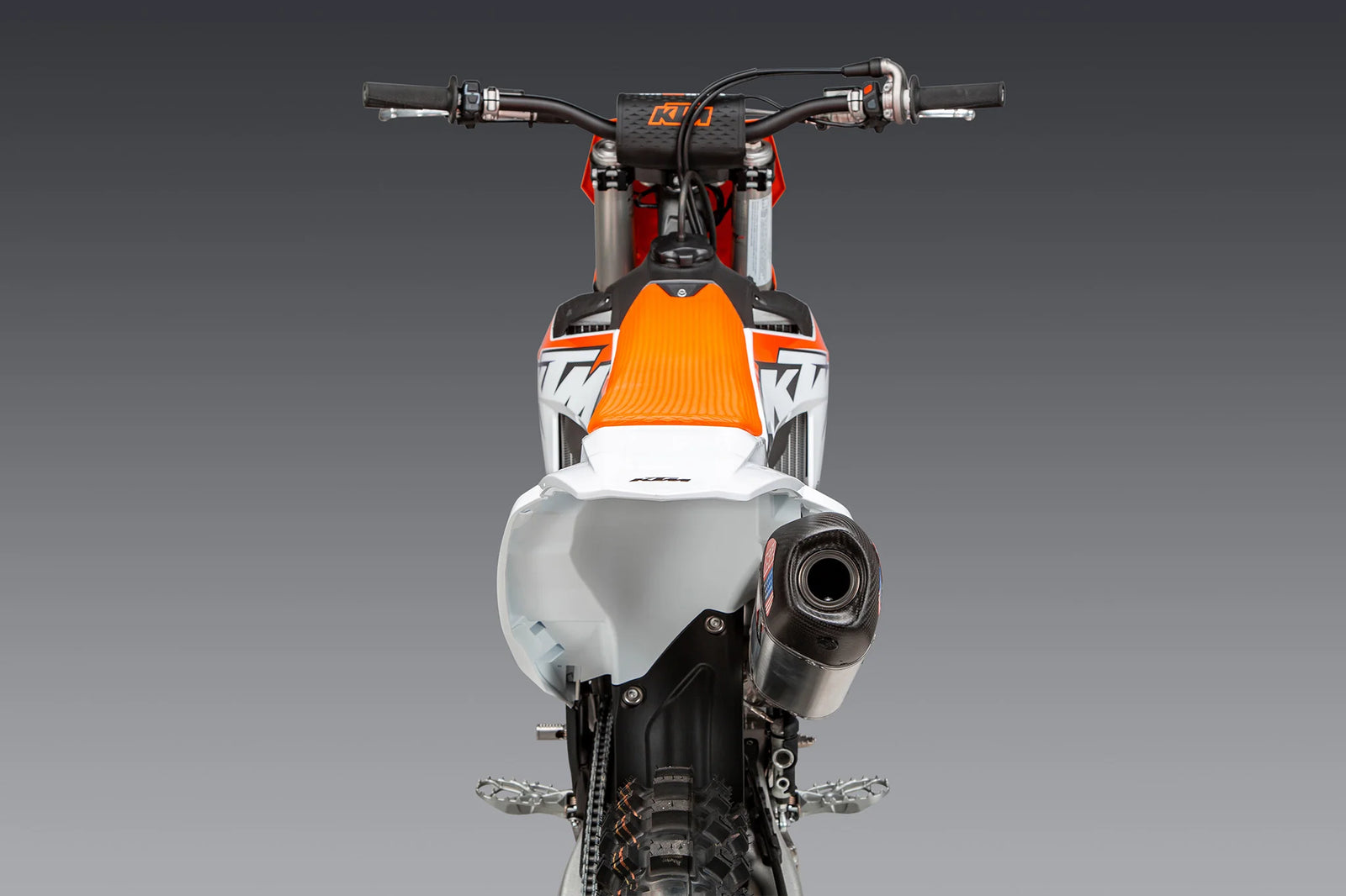 Yoshimura KTM/Husqvarna 250/350/450 23-26 RS-12 Stainless Slip-On Exhaust, W/ Aluminum Muffler