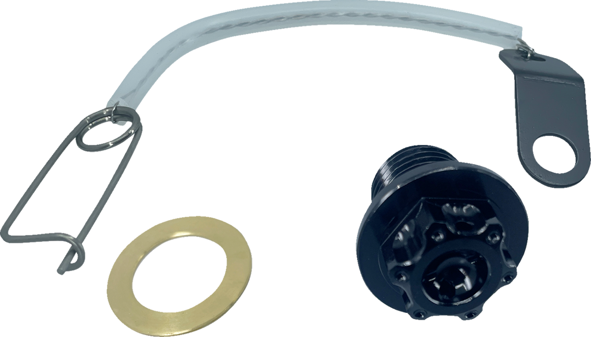 PSR Magnetic Drain Plug - M14 X 1.50 - Black - Yamaha