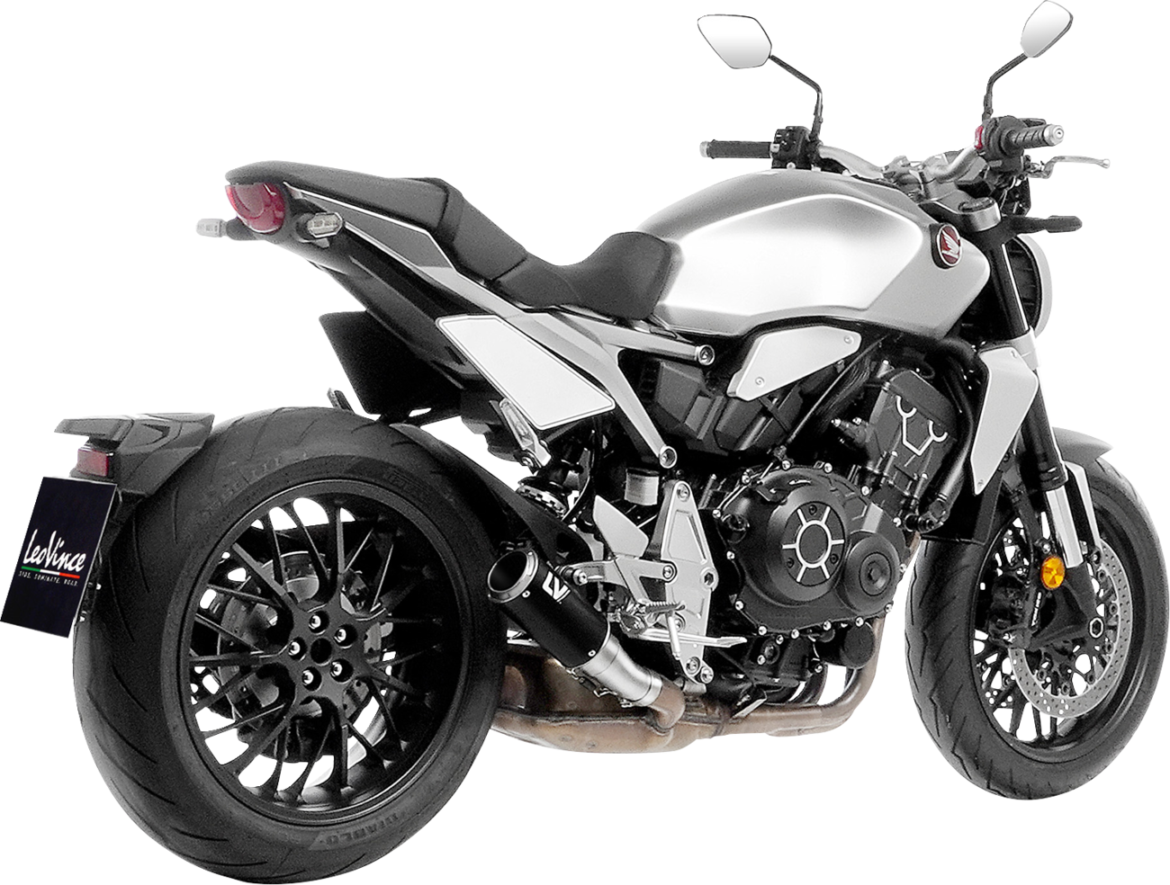 LeoVince LV Corsa Black Edition Slip-On Muffler - Honda CB 1000 R