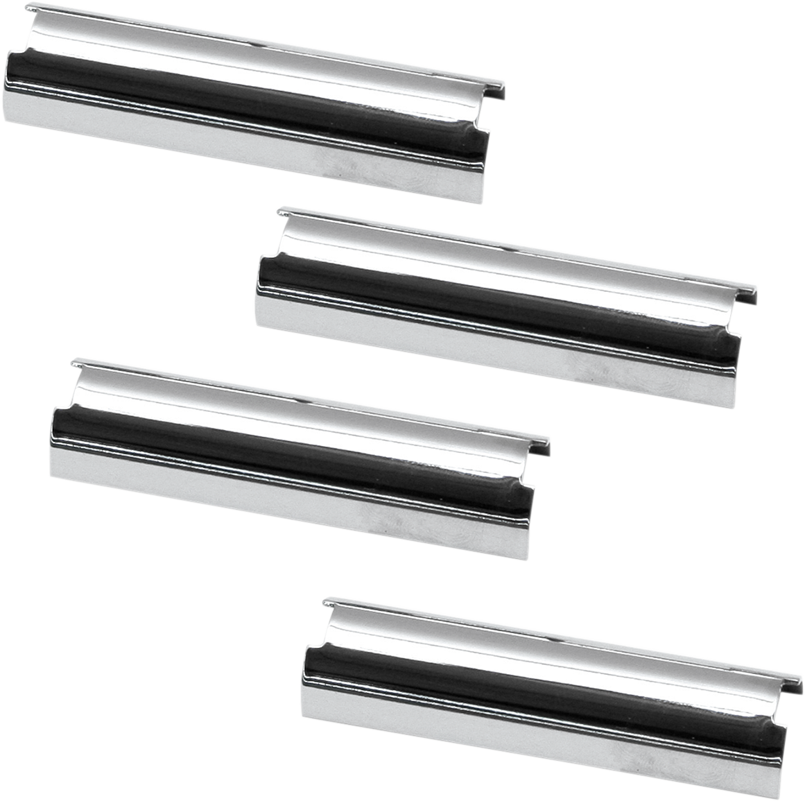 S&S Cycle Pushrod Cover Keeper Set - Chrome - 2.800" - Big Twin