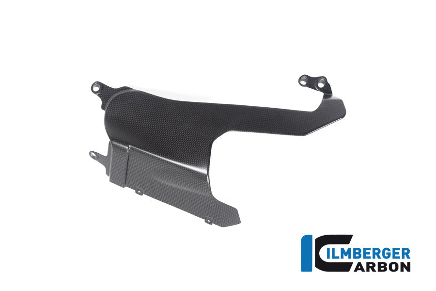 Ilmberger Carbon Exhaust Cover On The Left Belly Pan Ducati Panigale V4 S From 2022 - Matte / Plain