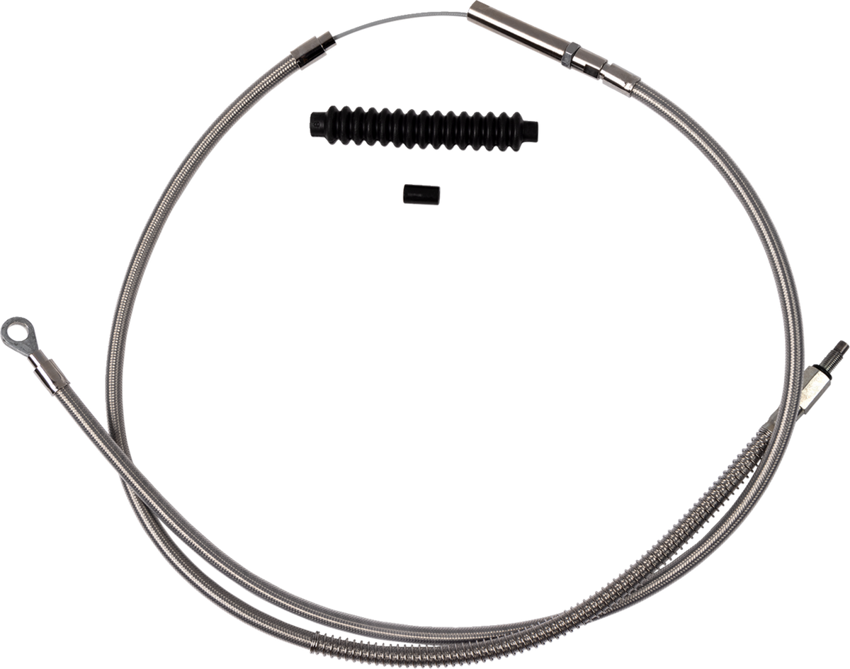 Barnett High-Efficiency Stainless Steel Clutch Cable For Harley-Davidson - Standard - '18-'23 Softail