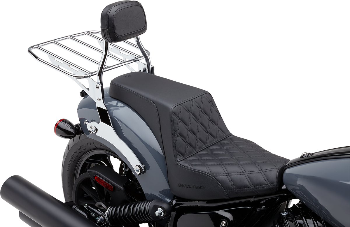 Cobra Detachable Backrest - Mini - Chrome - Chieftain