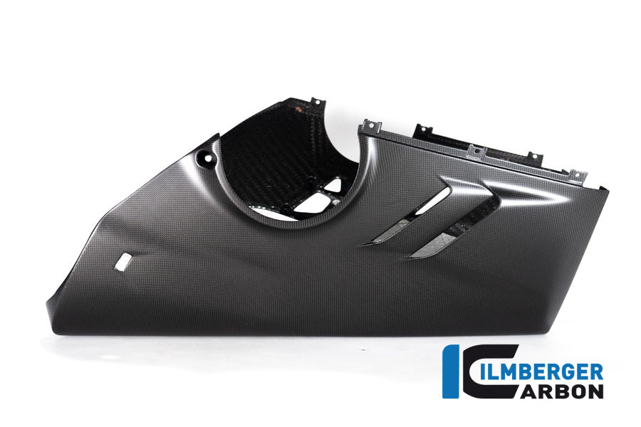 Ilmberger Carbon Belly Pan Ducati Panigale V4 22 For Low Exhaust With Sidestand - Matte