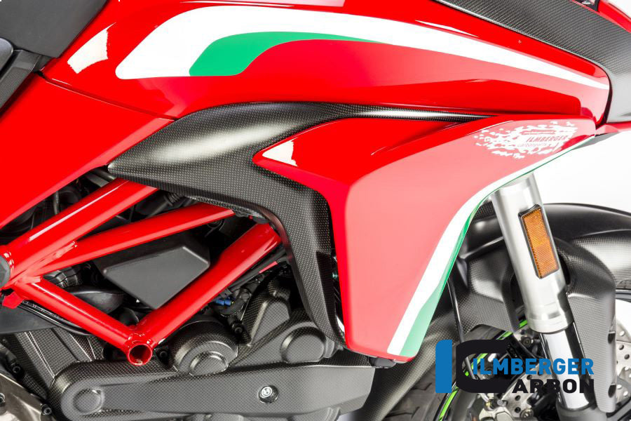 Ilmberger Carbon Air Vent Cover On Side Fairing Right Side Surface Ducati MTS 2015 - Matte