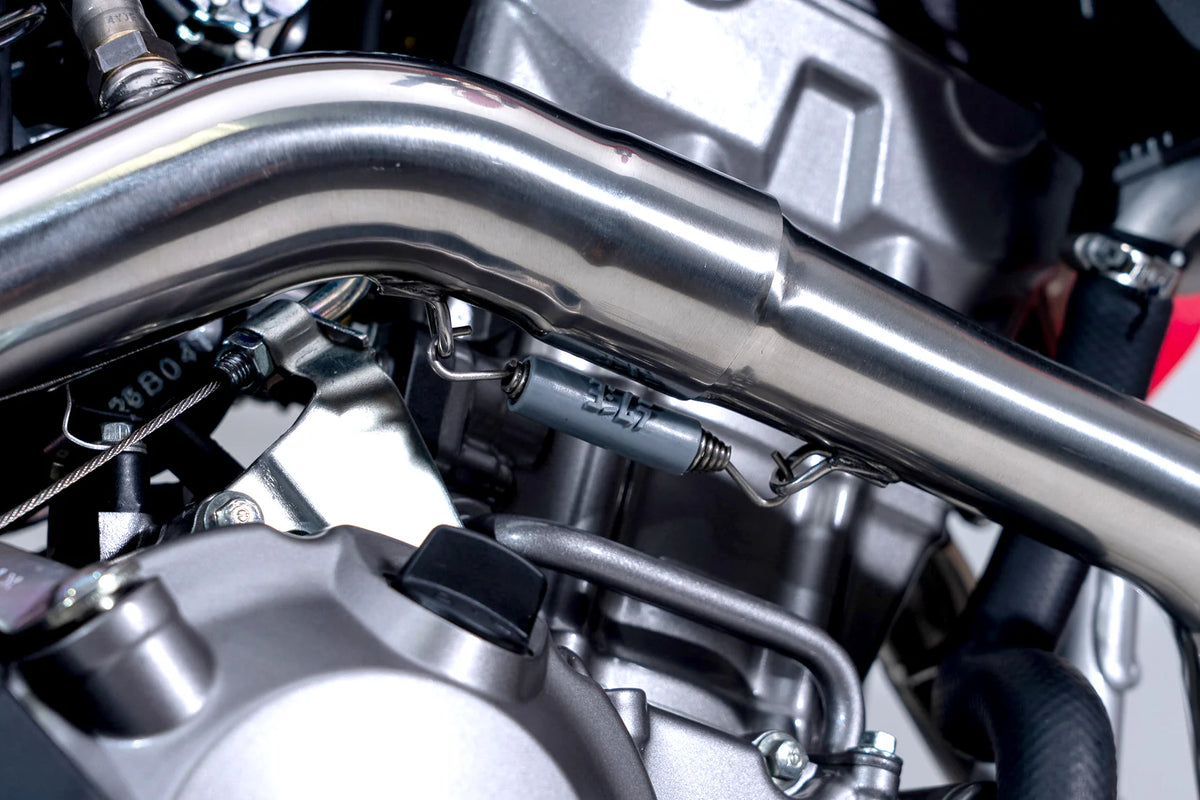 Yoshimura CRF300L/Rally 21-26 Race RS-12 Stainless Full Exhaust, W/ Stainless Muffler