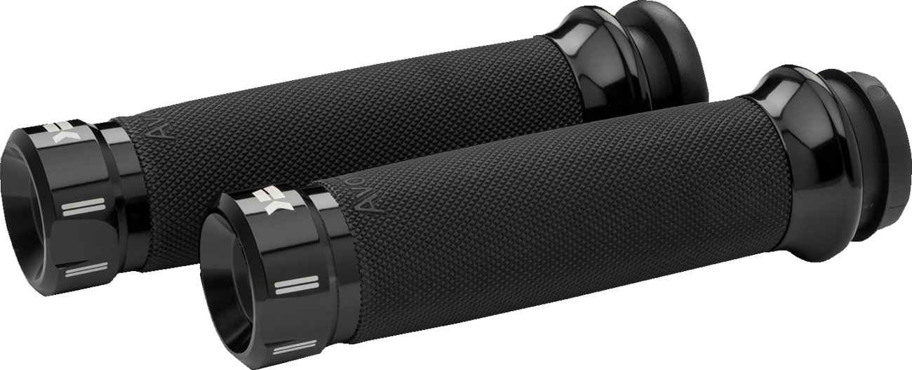 Khrome Werks Klassic Grips - Custom Contour - Cable - Black