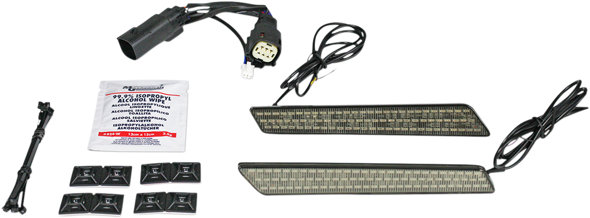 Custom Dynamics Saddlebag Latch Lights - SS6 - Smoke