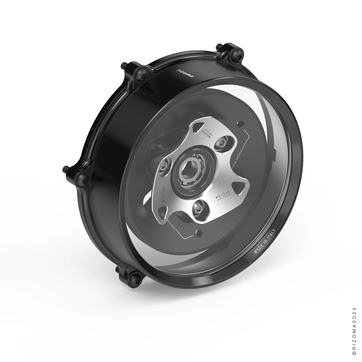 Rizoma Clear Clutch Cover Kit For Ducati Panigale V2