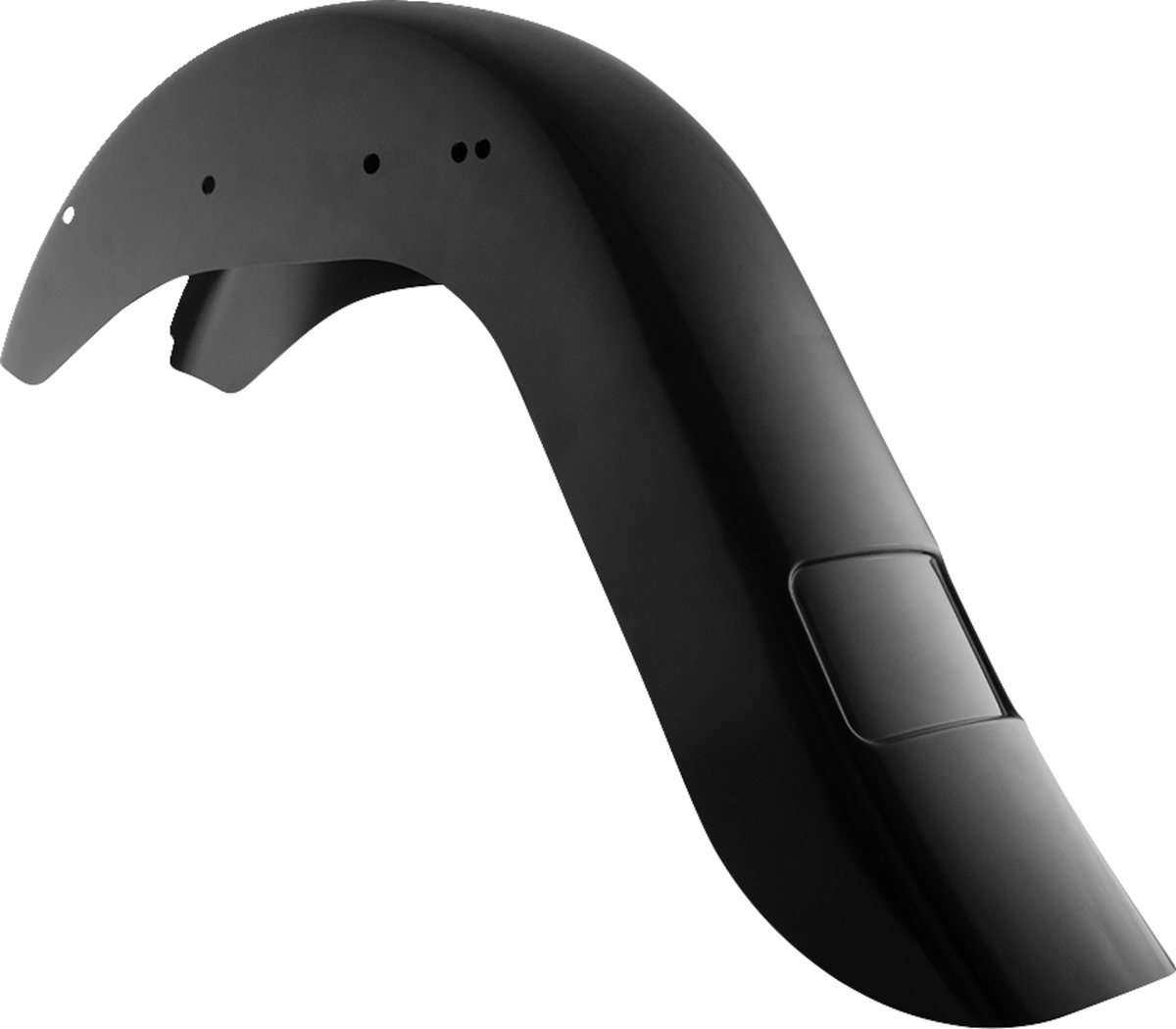 Klock Werks Benchmark Rear Fender - Vicla - Frenched - 9" Extended Rear - Black