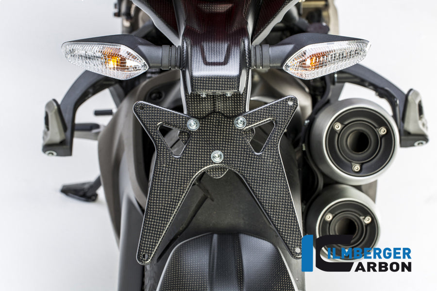 Ilmberger Carbon License Plate Holder Ducati Monster 1200 / 1200 S - Matte